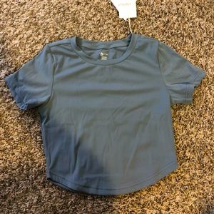 Buffbunny live crop - bondi blue - medium